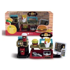 El Corte Inglés Set De Hamburgueseria Con Pantalla Tactil Y Dispensador De Bebidas Con Circulacion De Agua Big Bang Burguer El Corte Ingles* Jugar A Ser Mayor