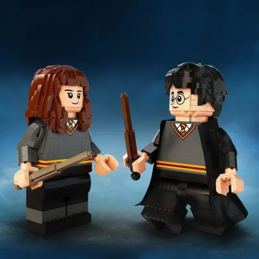 LEGO Set De Juguete 2 Figuras Gigantes Para Construir Harry Potter Y Hermione Granger Wizarding World Harry Potter* Puzzles Y Construcciones