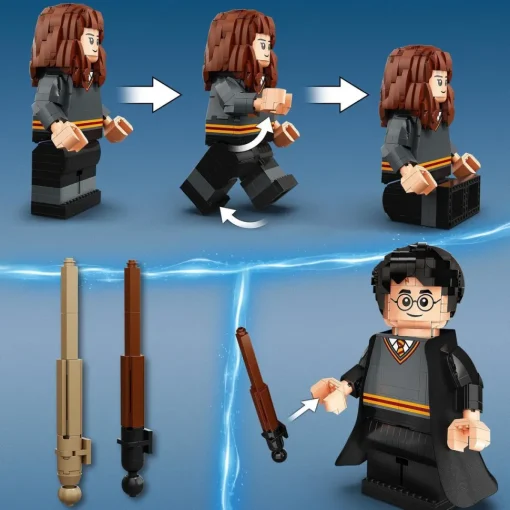 LEGO Set De Juguete 2 Figuras Gigantes Para Construir Harry Potter Y Hermione Granger Wizarding World Harry Potter* Puzzles Y Construcciones