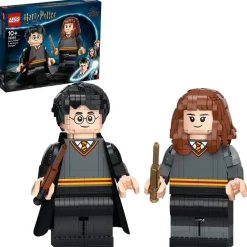 LEGO Set De Juguete 2 Figuras Gigantes Para Construir Harry Potter Y Hermione Granger Wizarding World Harry Potter* Puzzles Y Construcciones
