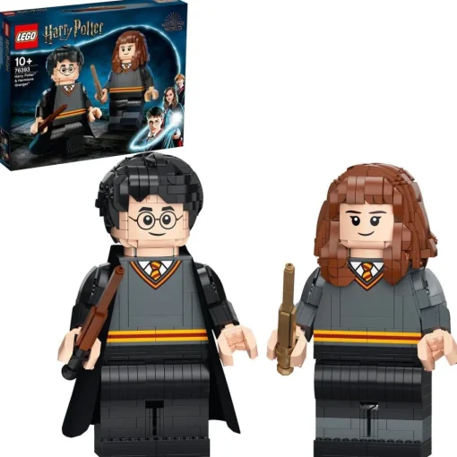 LEGO Set De Juguete 2 Figuras Gigantes Para Construir Harry Potter Y Hermione Granger Wizarding World Harry Potter* Puzzles Y Construcciones