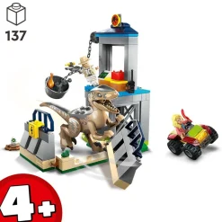 LEGO Set De Juguete Huida Del Velocirraptor Coleccion 30 Aniversario Jurassic Park Jurassic World* Puzzles Y Construcciones