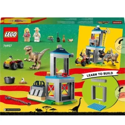 LEGO Set De Juguete Huida Del Velocirraptor Coleccion 30 Aniversario Jurassic Park Jurassic World* Puzzles Y Construcciones