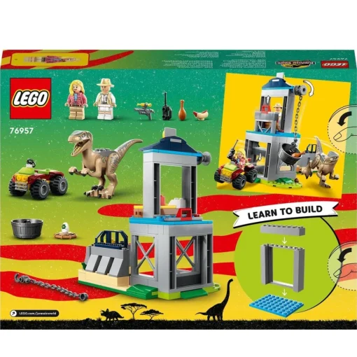 LEGO Set De Juguete Huida Del Velocirraptor Coleccion 30 Aniversario Jurassic Park Jurassic World* Puzzles Y Construcciones