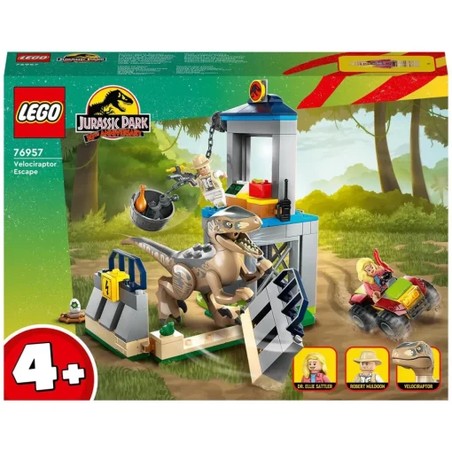 LEGO Set De Juguete Huida Del Velocirraptor Coleccion 30 Aniversario Jurassic Park Jurassic World* Puzzles Y Construcciones