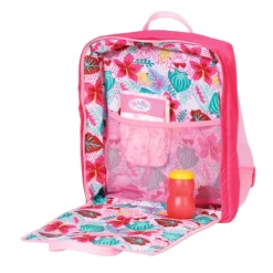 Baby Born Set De Juguete Vacaciones Mochila Cambiador * Munecas Y Peluches