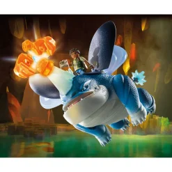 Playmobil Set Dragons Nine Realms: Plowhorn & D'Angelo Dreamworks Dragons* Muñecos Articulados