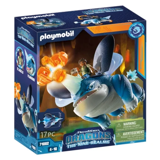 Playmobil Set Dragons Nine Realms: Plowhorn & D'Angelo Dreamworks Dragons* Muñecos Articulados