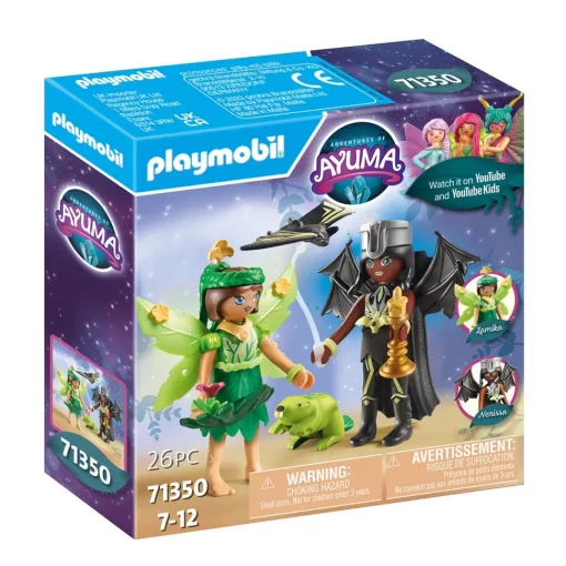 Playmobil Set Forest Fairy & Bat Fairy Con Animales Del Alma * Muñecos Articulados