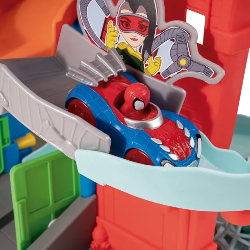 Toy Partner Set Pista De Vehiculos Amazing Metals City Track Spidey * Preescolar