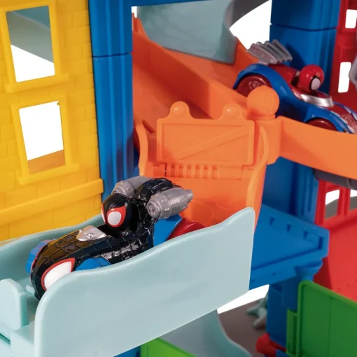 Toy Partner Set Pista De Vehiculos Amazing Metals City Track Spidey * Preescolar