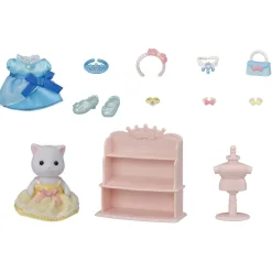 Sylvanian Families Set Vestidor De Princesa* Munecas Y Peluches