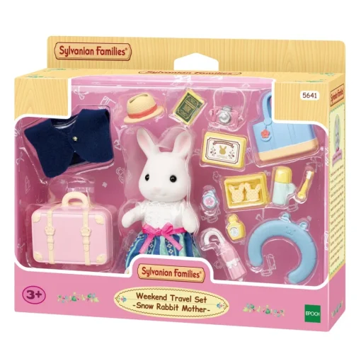Sylvanian Families Set Viaje De Fin De Semana Emilia Conejo De Nieve* Munecas Y Peluches