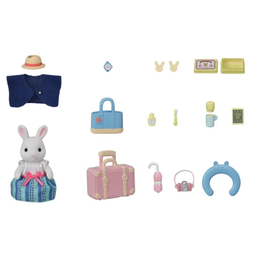 Sylvanian Families Set Viaje De Fin De Semana Emilia Conejo De Nieve* Munecas Y Peluches
