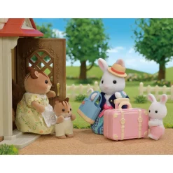 Sylvanian Families Set Viaje De Fin De Semana Emilia Conejo De Nieve* Munecas Y Peluches