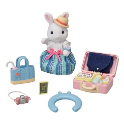 Sylvanian Families Set Viaje De Fin De Semana Emilia Conejo De Nieve* Munecas Y Peluches