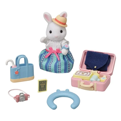 Sylvanian Families Set Viaje De Fin De Semana Emilia Conejo De Nieve* Munecas Y Peluches
