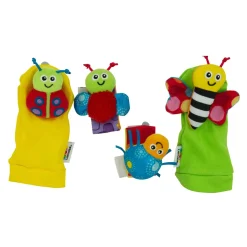Lamaze Sonajeros, Muneca Y Calcetines * Preescolar