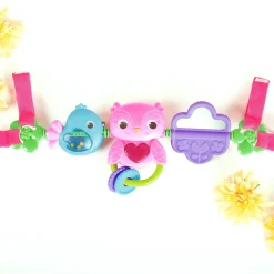 Bright Starts Soporte De Juguetes Portatil Busy Birdies Carrier Toy Bar Take-Along Toy Bright Stars* Preescolar