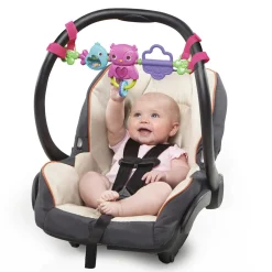 Bright Starts Soporte De Juguetes Portatil Busy Birdies Carrier Toy Bar Take-Along Toy Bright Stars* Preescolar