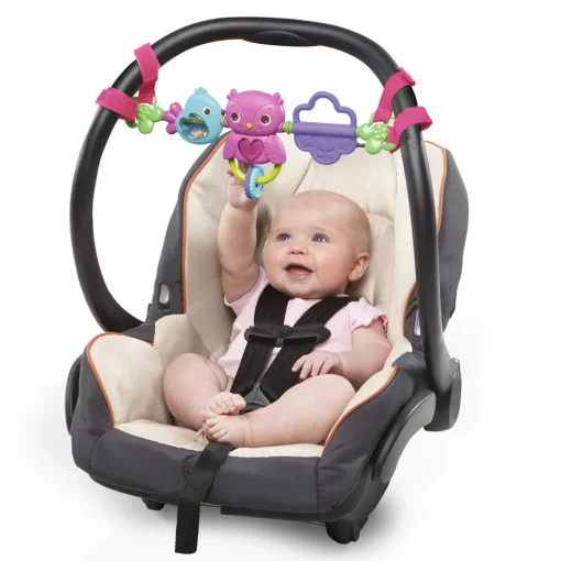 Bright Starts Soporte De Juguetes Portatil Busy Birdies Carrier Toy Bar Take-Along Toy Bright Stars* Preescolar