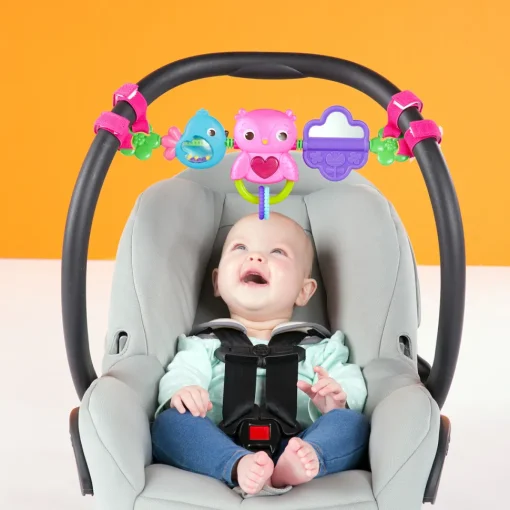 Bright Starts Soporte De Juguetes Portatil Busy Birdies Carrier Toy Bar Take-Along Toy Bright Stars* Preescolar