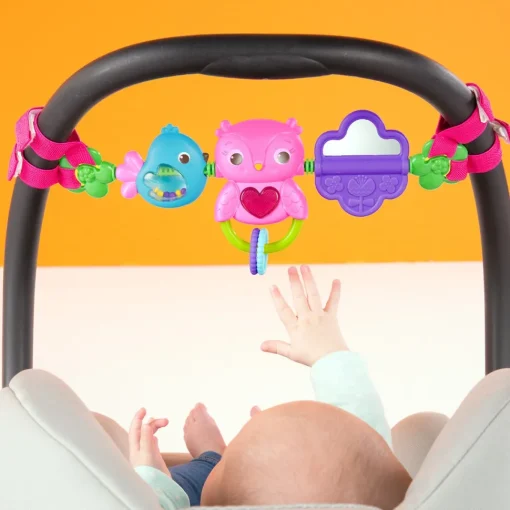 Bright Starts Soporte De Juguetes Portatil Busy Birdies Carrier Toy Bar Take-Along Toy Bright Stars* Preescolar