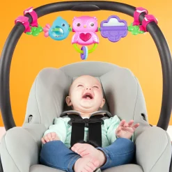 Bright Starts Soporte De Juguetes Portatil Busy Birdies Carrier Toy Bar Take-Along Toy Bright Stars* Preescolar