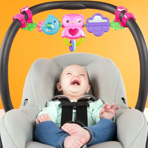 Bright Starts Soporte De Juguetes Portatil Busy Birdies Carrier Toy Bar Take-Along Toy Bright Stars* Preescolar