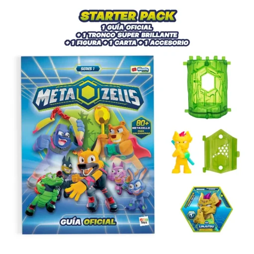 METAZELLS Starter Pack Album Con Figura * Muñecos Articulados