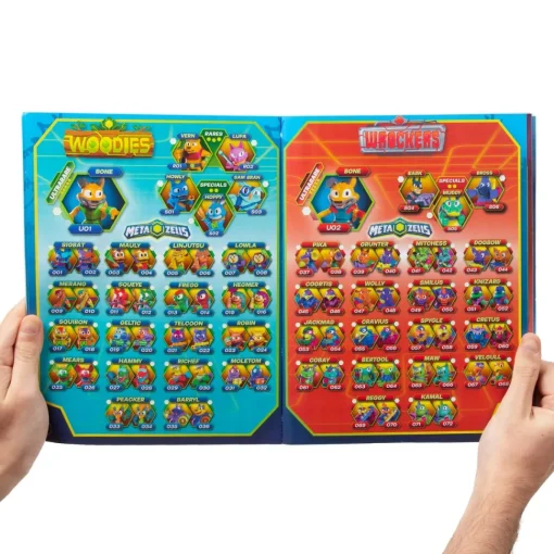 METAZELLS Starter Pack Album Con Figura * Muñecos Articulados