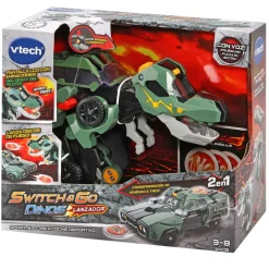 VTech Switch&Go Dinos Sport El T-Rex Coche Deportivo, Juguete De Dinosaurio Que Se Transforma En Vehiculo * Muñecos Articulados