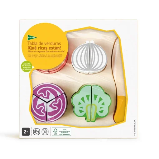 El Corte Inglés Tabla De Verduras Para Cortar De Madera Sostenible ¡Que Ricas Estan! El Corte Ingles* Jugar A Ser Mayor