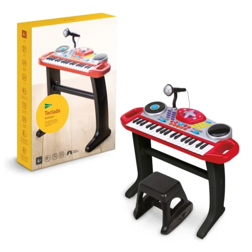 El Corte Inglés Teclado Con Microfono, Asiento, Ritmo Y Melodias Rhapsody El Corte Ingles* Electrónicos