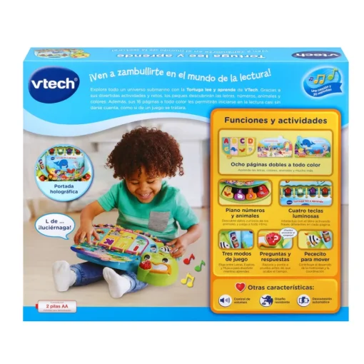 VTech Tortuga Lee Y Aprende Libro Interactivo * Preescolar