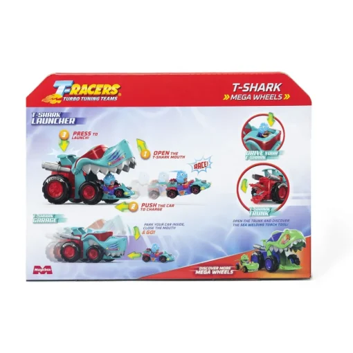 T-RACERS S - Mega Wheels T-Shark* Muñecos Articulados