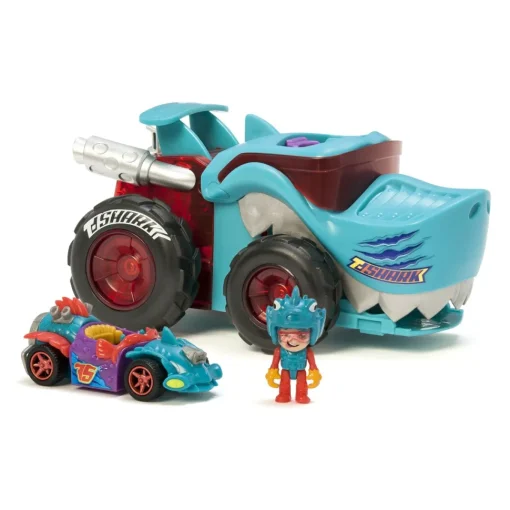T-RACERS S - Mega Wheels T-Shark* Muñecos Articulados