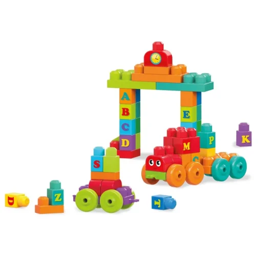 Mega Bloks Tren Musical Abc Juguete De Bloques De Construccion Para Bebe * Preescolar