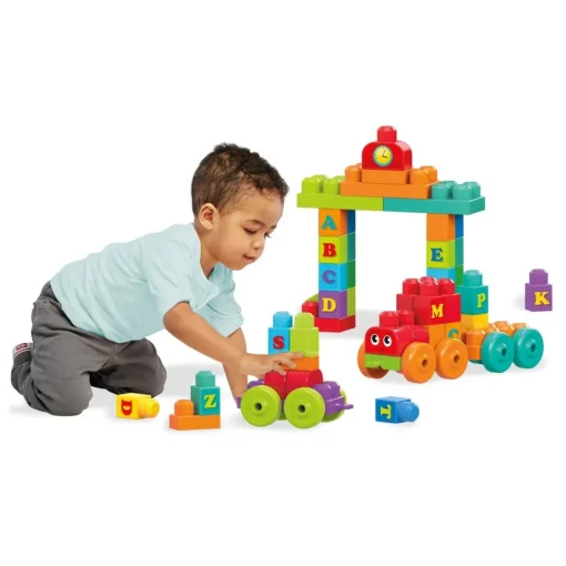 Mega Bloks Tren Musical Abc Juguete De Bloques De Construccion Para Bebe * Preescolar