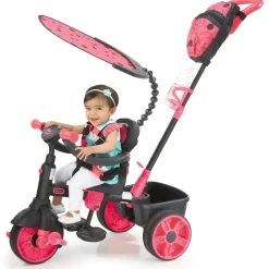 Little Tikes Triciclo Deluxe 4 En 1 Rosa Neon * Bicicletas, Correpasillos, Triciclos