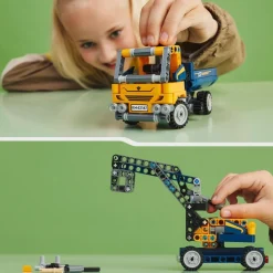 LEGO Vehiculo De Construccion 2En1 Volquete Y Excavadora De Juguete Technic* Puzzles Y Construcciones
