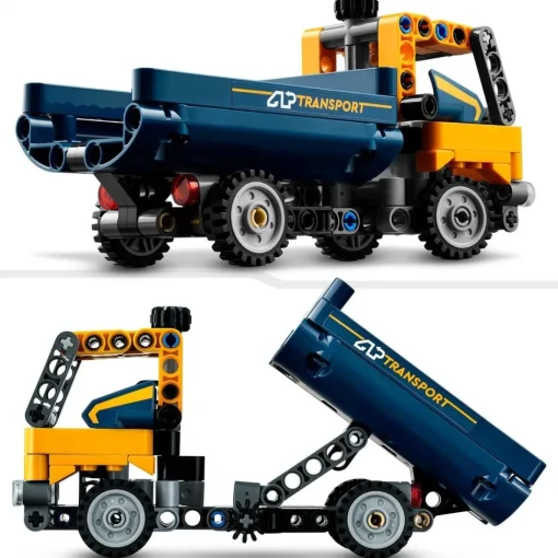 LEGO Vehiculo De Construccion 2En1 Volquete Y Excavadora De Juguete Technic* Puzzles Y Construcciones