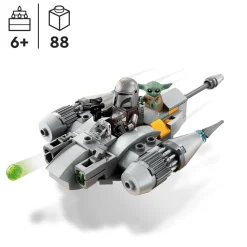 LEGO Vehiculo De Construccion Nave Microfighter: Caza Estelar N-1 De The Mandalorian Star Wars* Puzzles Y Construcciones