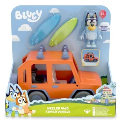 Bluey Vehiculo De Juguete Family Cruiser Con Figura De Bandit El Padre De * Preescolar