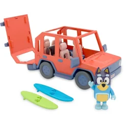 Bluey Vehiculo De Juguete Family Cruiser Con Figura De Bandit El Padre De * Preescolar