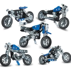 Meccano Vehiculo De Juguete Moto Multimodelo 5M Motorcycles * Puzzles Y Construcciones