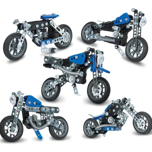 Meccano Vehiculo De Juguete Moto Multimodelo 5M Motorcycles * Puzzles Y Construcciones