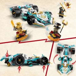 LEGO Vehiculo Para Construir Zane Dragon Power: Deportivo De Competicion Spinjitzudragons Rising Ninjago* Puzzles Y Construcciones