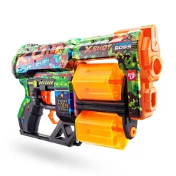 X-Shot Skins-Dread Doble Tambor Y 12 Dardos 3 Disenos Surtidos* Juguetes Al Aire Libre